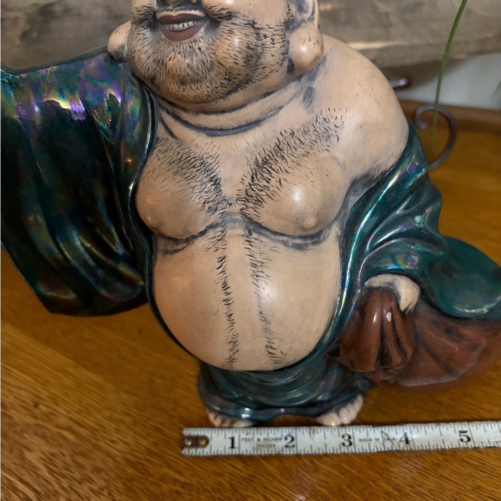 vintage Chinese ceramic Maitreya Buddha known as Budai/ "Laughing Buddha". - Picture 9 of 9